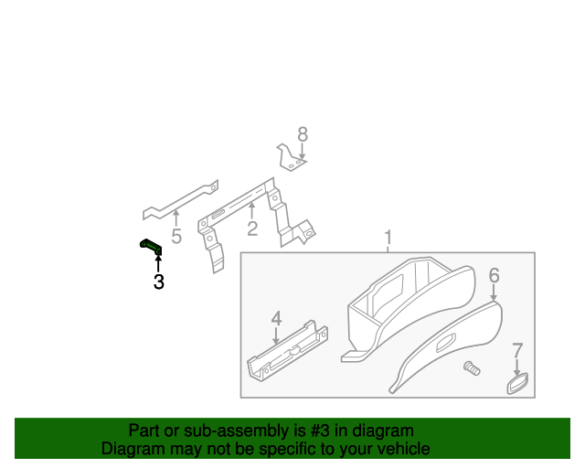 19952002 Hyundai Glove Box Assembly Guide 8453022000 OEM Parts Online