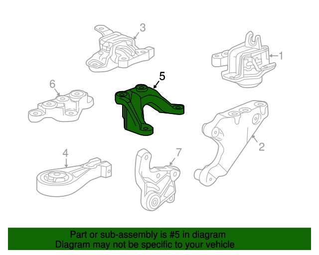 95174550 GM Automatic Transmission Mount Bracket GM Parts Store