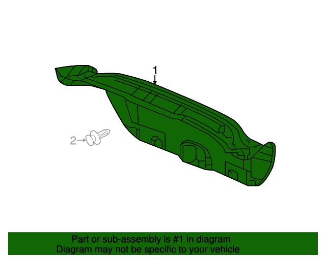 2012 Honda Civic Trunk Lid Trim 84620TR3A01ZA XportAuto