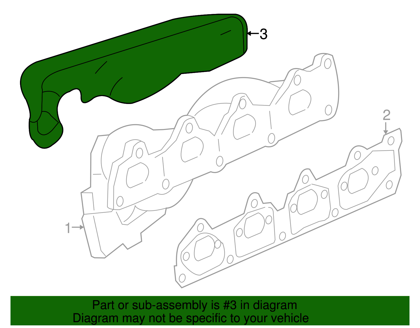 Shield-Exhaust Manif Ht - GM (12582378)