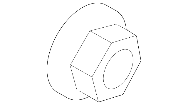 Instrument Panel Nut - Toyota (90080-17190)