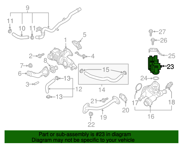 20172020 Kia Optima Egr Valve 284002E610 OEM Parts Online
