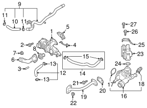 2017-2020 Kia Optima Egr Valve 28400-2E610 OEM Parts Online