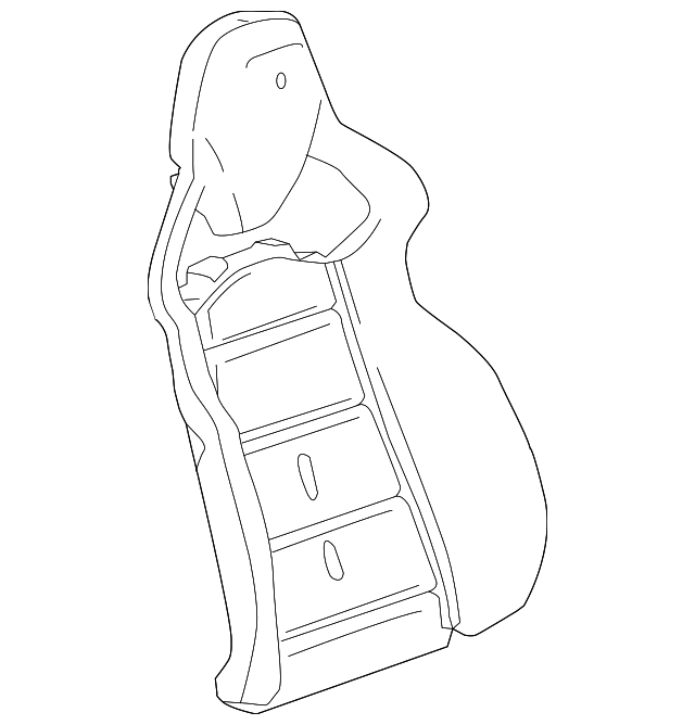 84370476 GM Front Passenger Side Seat Back Pad GM Parts Store