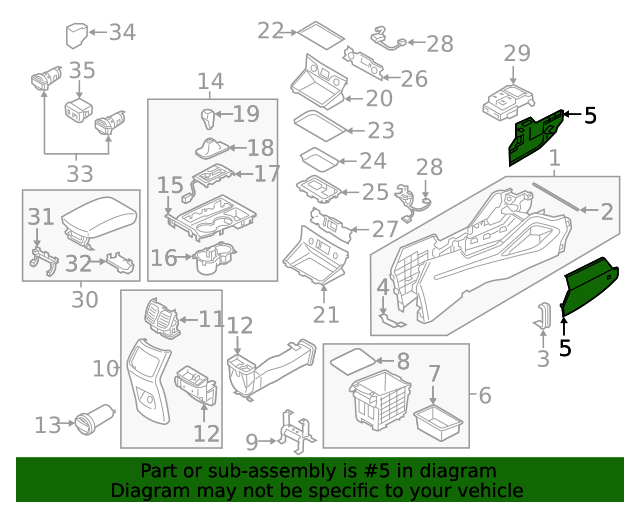 84615D3AA0TRY Front Trim 20192021 Hyundai Tucson World OEM