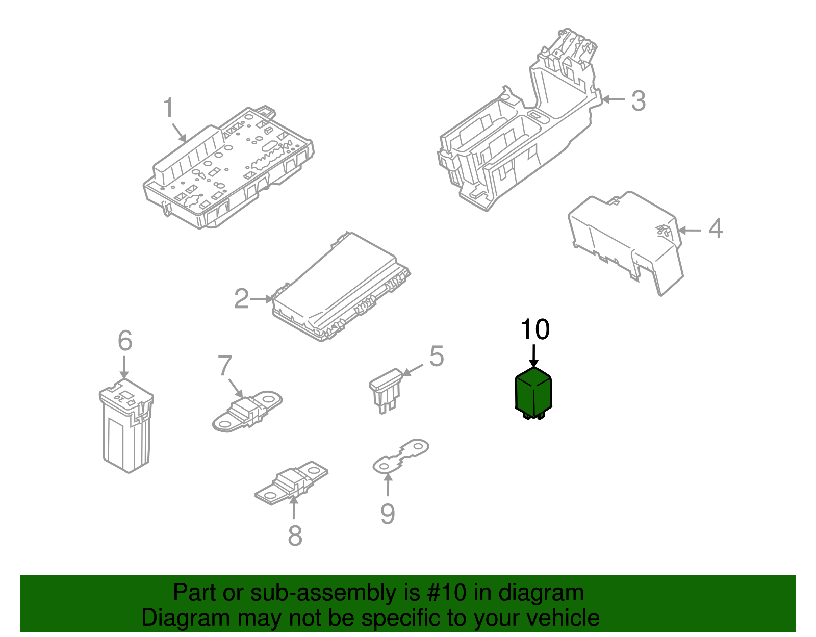 Relay Assembly, Wsw Mot *Yellow - GM (90226846)