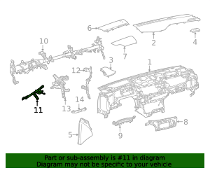 2021-2022 Toyota Mirai Support Brace 55308-62020 | Toyota Parts Center