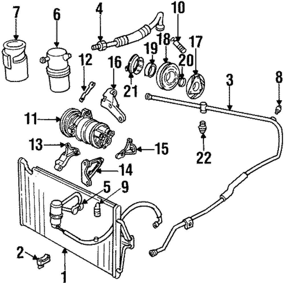 Switch Assembly, A/C Cmpr Refrigerant    Press - GM (89023422)