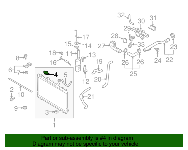 253302E000 Radiator Cap 20052009 Kia Kia.Parts Store