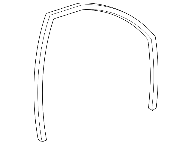 Driver Side Front Door Window Channel - GM (96624300)