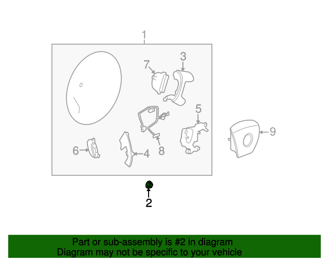 20072021 GM Steering Wheel Bolt 11610164