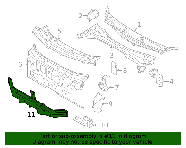 Genuine BMW 41-00-7-401-998 | Center Support | FREE Shipping on Most ...