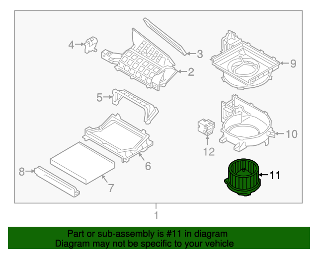 97113H9100 Blower Motor 20182023 Kia Rio Kia.Parts Store