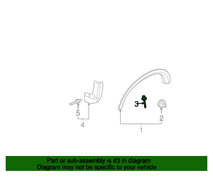 1989-2014 Volvo Fender Liner Rivet 979878 | TascaParts.com