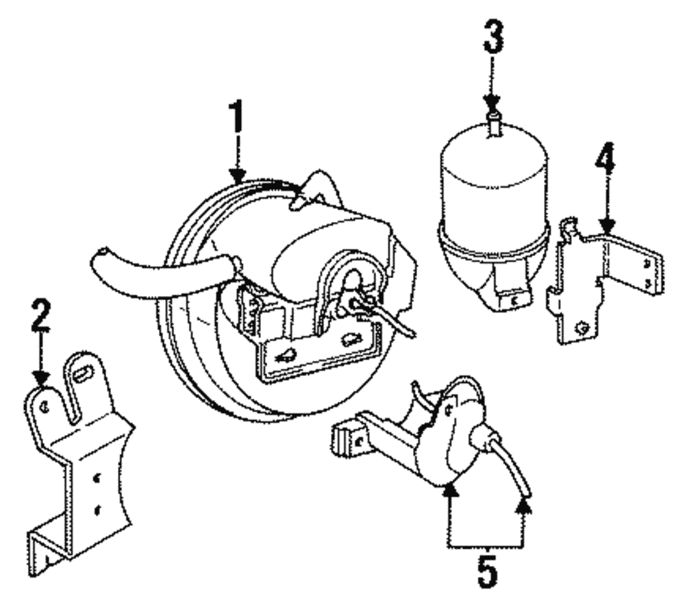 Vacuum Reservoir - Ford (E9DZ-9E799-A)