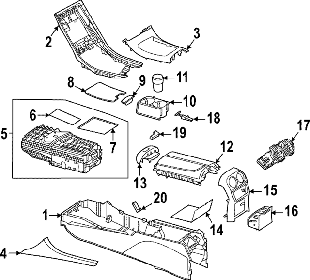 236-680-71-02-8T92 - Front Trim 2022-2024 Mercedes-Benz | Mercedes 