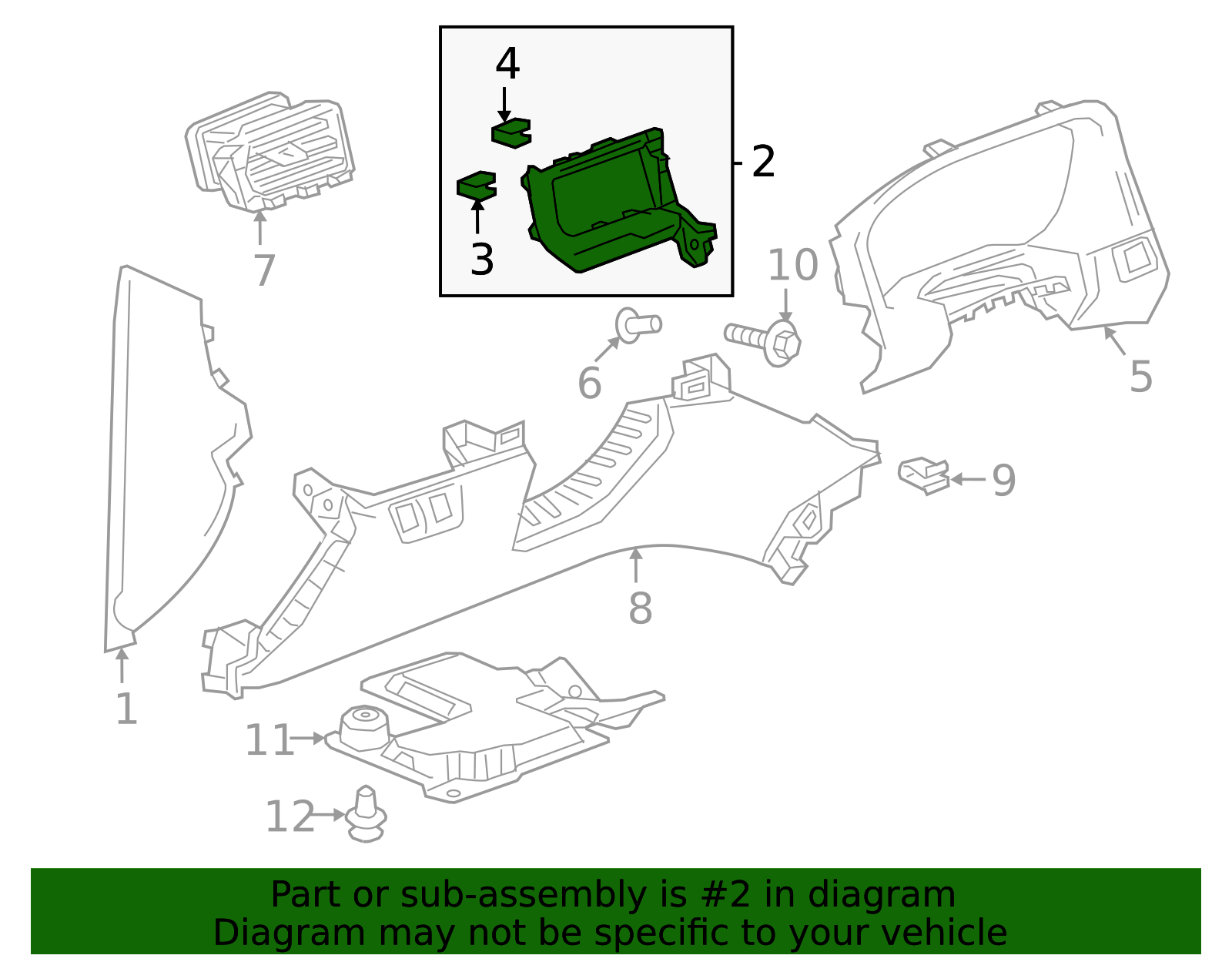 Applique Panel - GM (84400435)