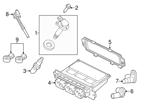 Ignition Coil for 2012 Ford F-150 OEM Parts Online