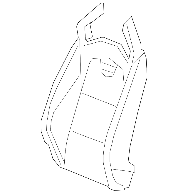 Seat, Front Service Kit - A1SL-V Left-hand - Back - GM (84054076)
