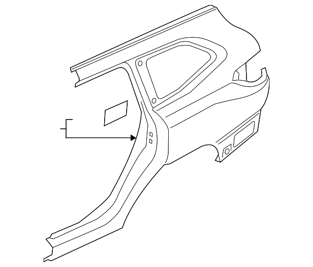 20192022 Subaru Ascent Quarter Panel 51439XC00A9P Subaru Parts Store