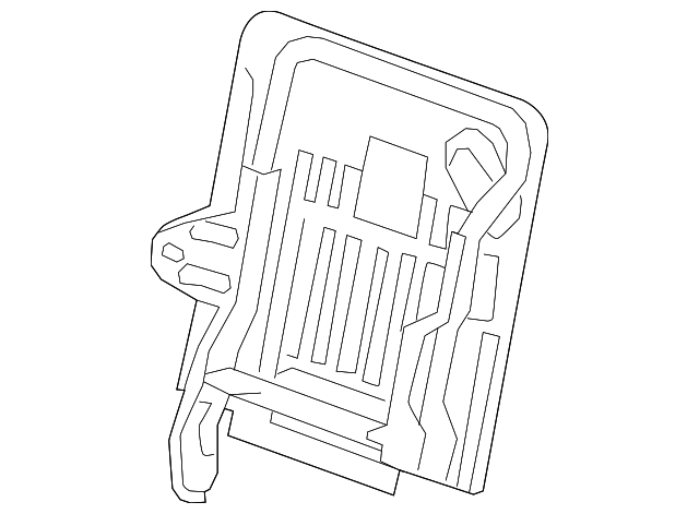 Rear Driver Side Seat Back Frame - GM (89046498)
