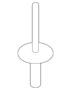 51-77-7-171-004 - Wheel Flare Rivet - 2007-2021 BMW | BMWPartsHub