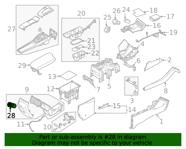 20202023 Hyundai Sonata USB Port 96125L1000 QuirkParts