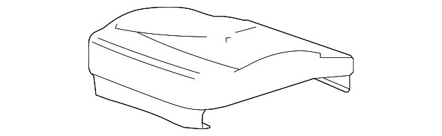 Jet Black Driver Seat Cushion Cover - Buick (90905596)