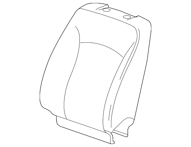 Jet Black Driver Seat Back Cover - Buick (90905645)