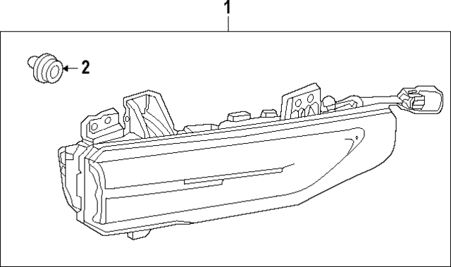 42779963 - Rear Driver Side Combination Lamp 2022-2023 Chevrolet Bolt ...
