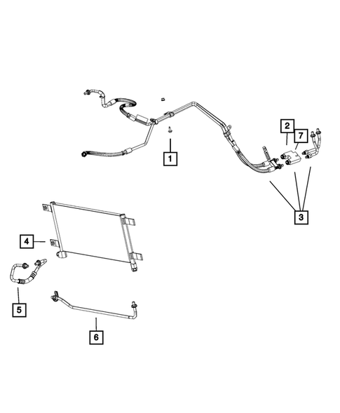 Transmission Oil Cooler, and Lines for 2015 Ram 3500 | Mopar 