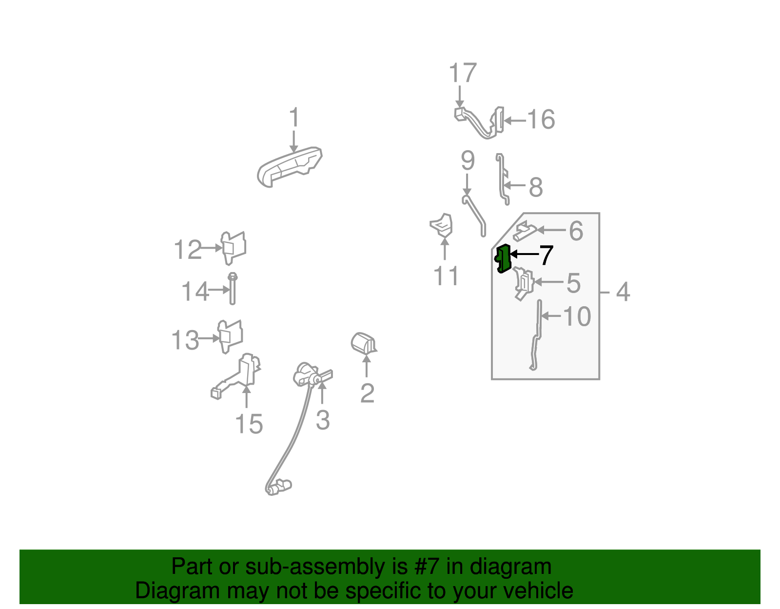 Ford Dealership 20022010 Ford Motorcraft™ Door Lock Actuator Motor SW