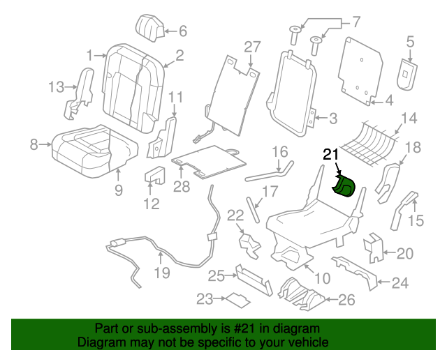 Genuine Ford Side Shield GL7Z-7862187-AC