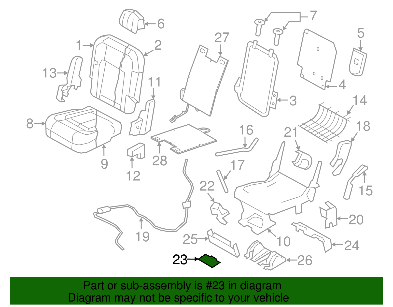 Support Cover - Ford (GL1Z-7863388-CA)