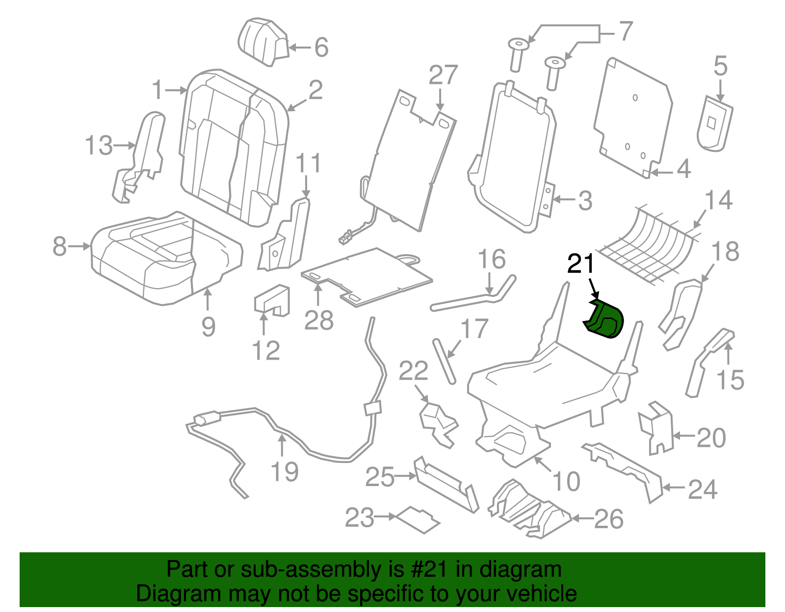 Rear Cover - Ford (GL1Z-7863388-AL)