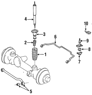 4813160260 - Suspension: Spring for Toyota: Land Cruiser Image