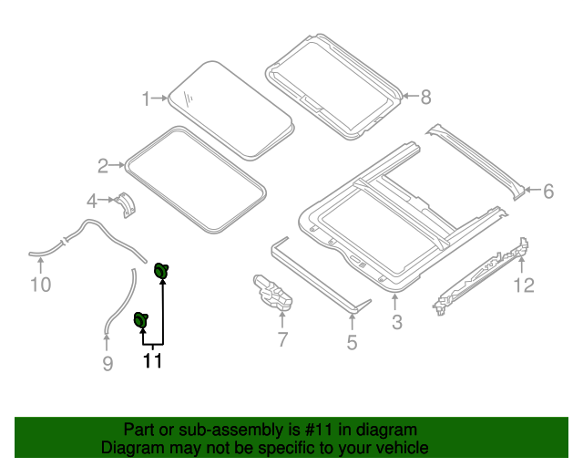 20082020 Nissan Drain Hose Plug 74816JG01A Nissan Parts Plus