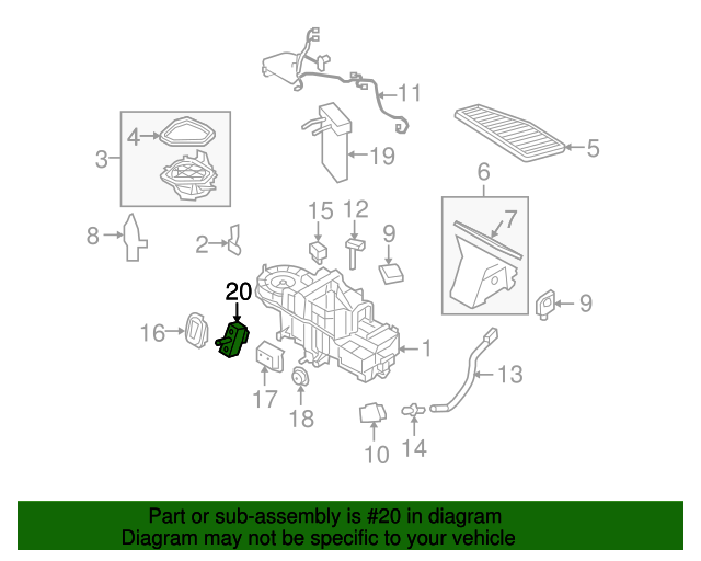 20082012 Ford OEM NEW 20082012 Ford Escape Evaporator Expansion Valve