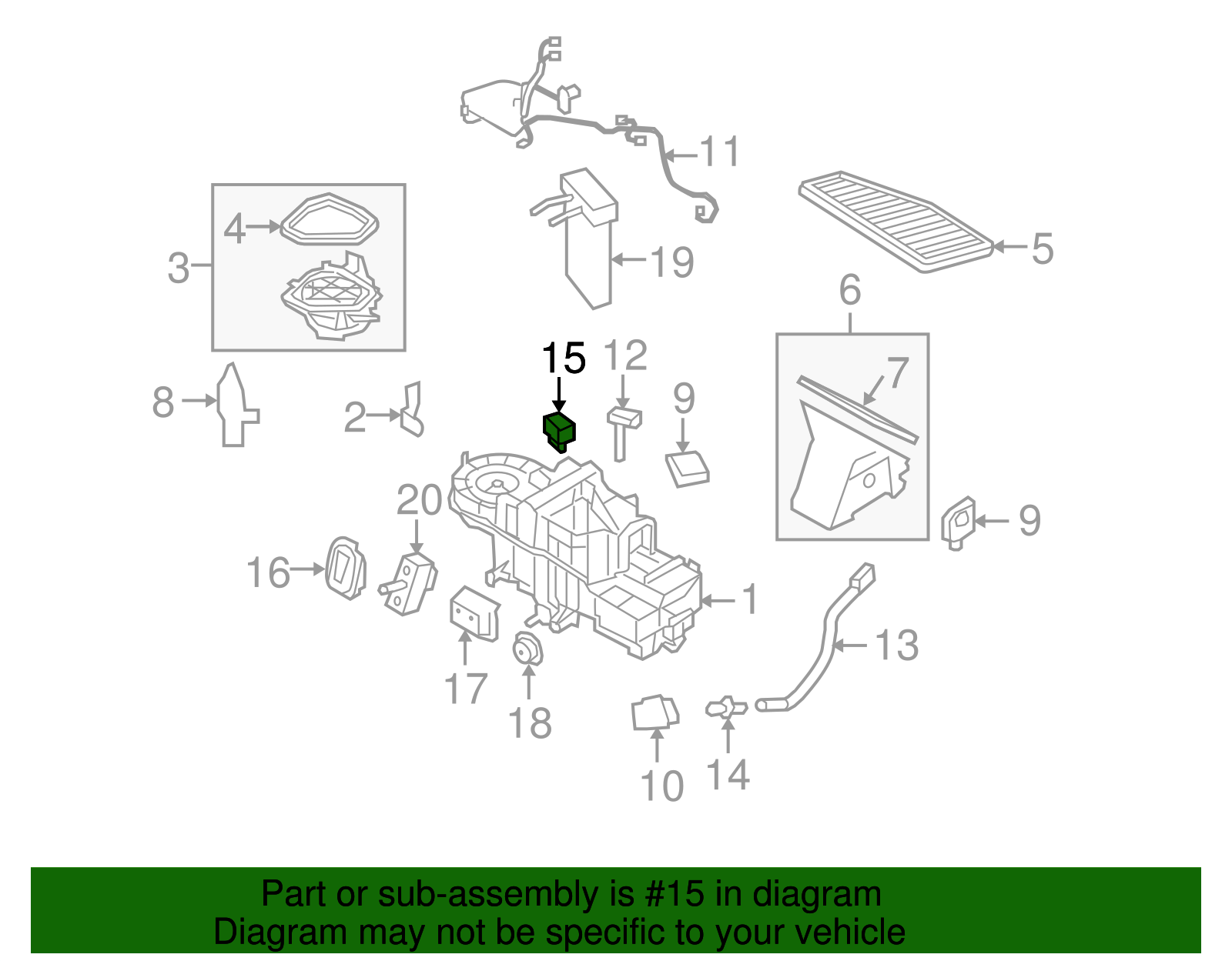Motorcraft™ HVAC Blower Motor Control Module - Ford (YH-2867)
