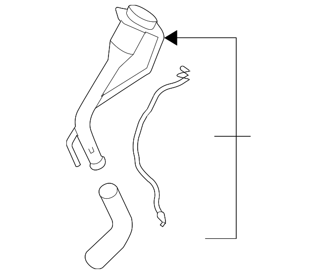 25873548 - Fuel Tank Filler Pipe - 2004-2012 GM | Findlay Auto Parts