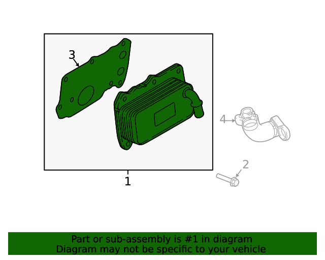 20172023 Jaguar Oil Cooler JDE38250 OEM Parts Online