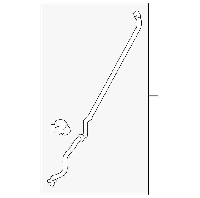 20112017 Volkswagen Touareg Drain Hose 7P6877201 VW Parts Vortex