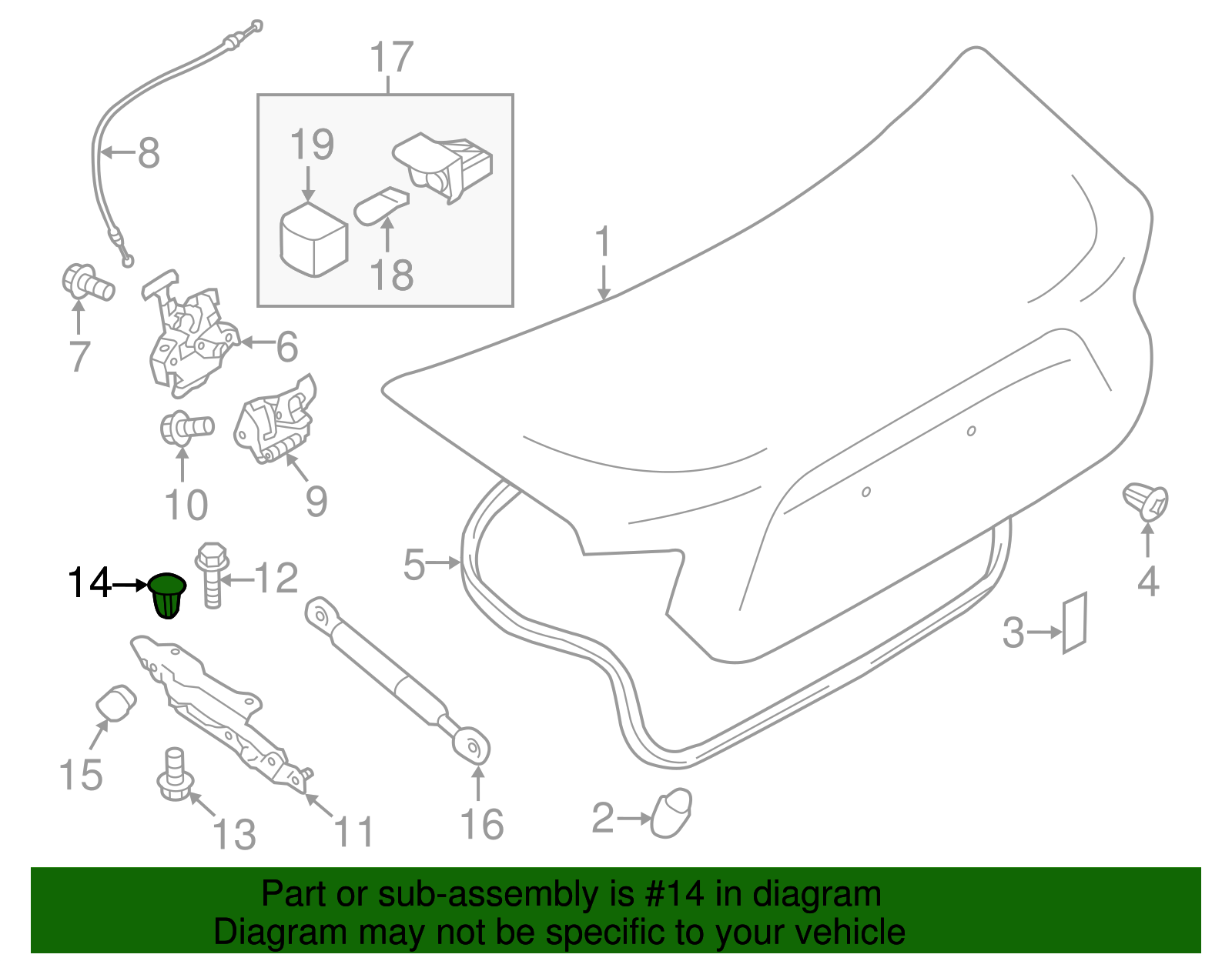 Hinge Clip - Scion (SU003-02980)