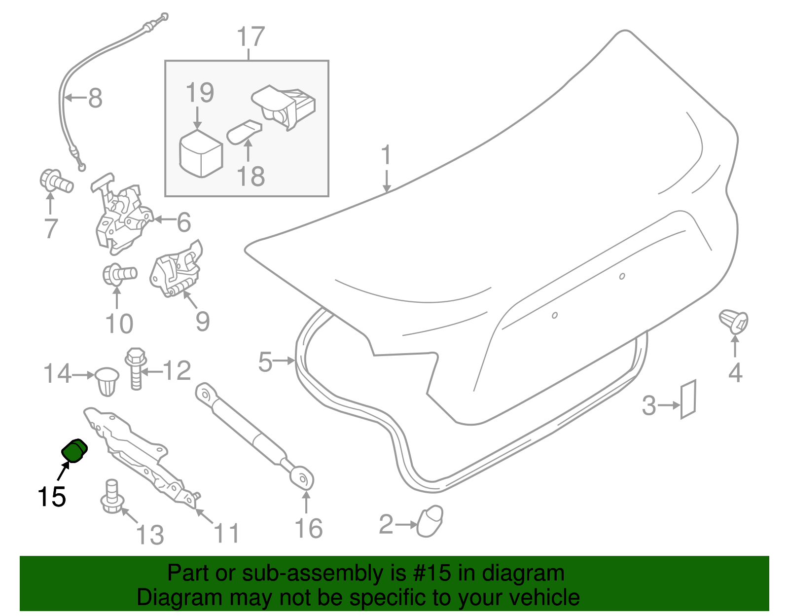 Hinge Stopper - Scion (SU003-01471)