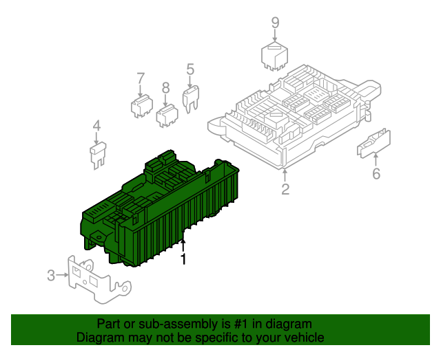 Genuine BMW 61149145115 Distribution Box FREE Shipping on Most