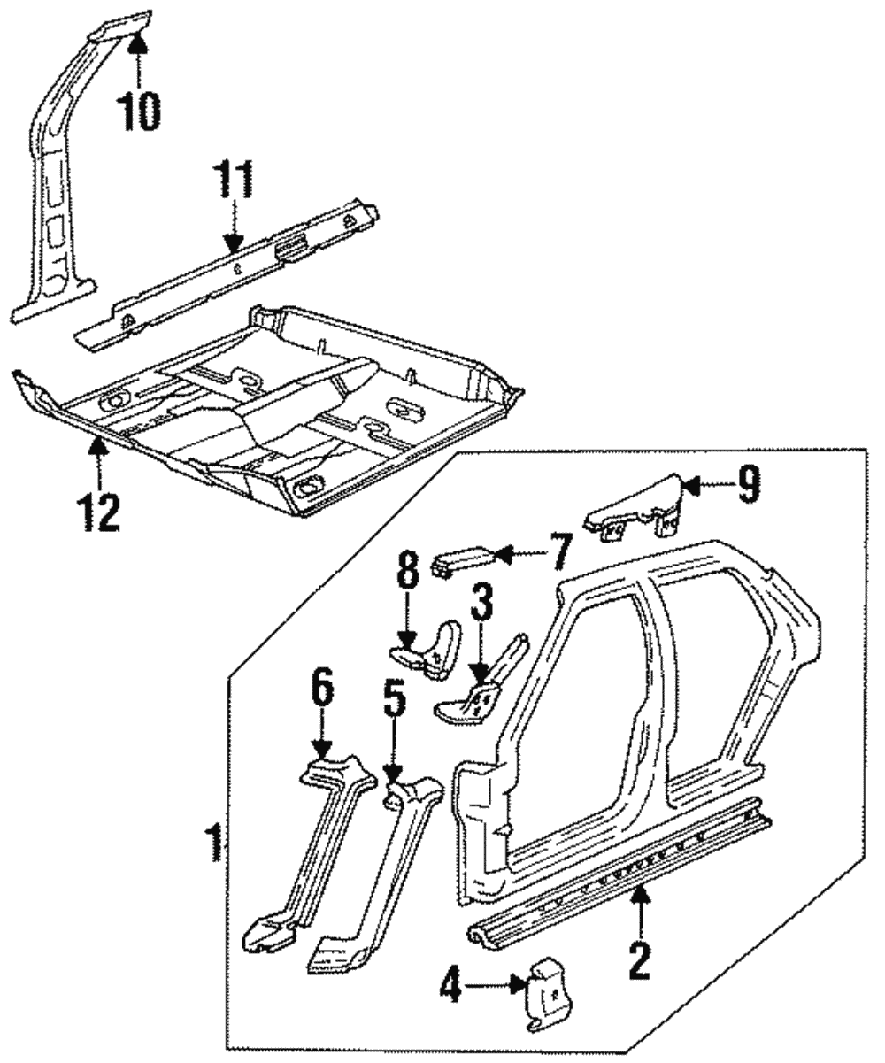 Windshield Frame - GM (25651149)