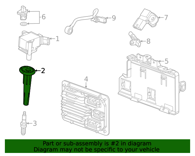 20192023 GM Spark Plug Boot Assembly 55511557