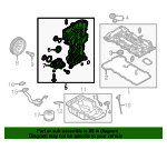 HA-AUTO Timing Chain Oil Pump Cover For 2014-2019 Kia Soul 2.0L & Hyundai - Replaces 21350-2E350