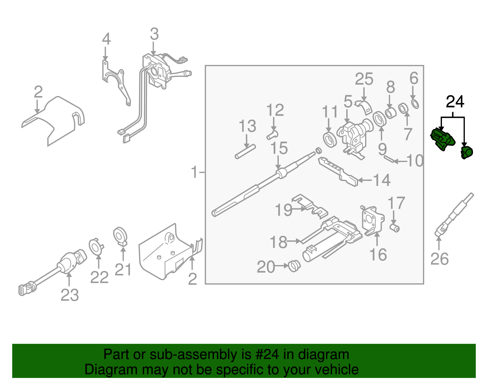 Ignition Lock Housing - GM (15795321)