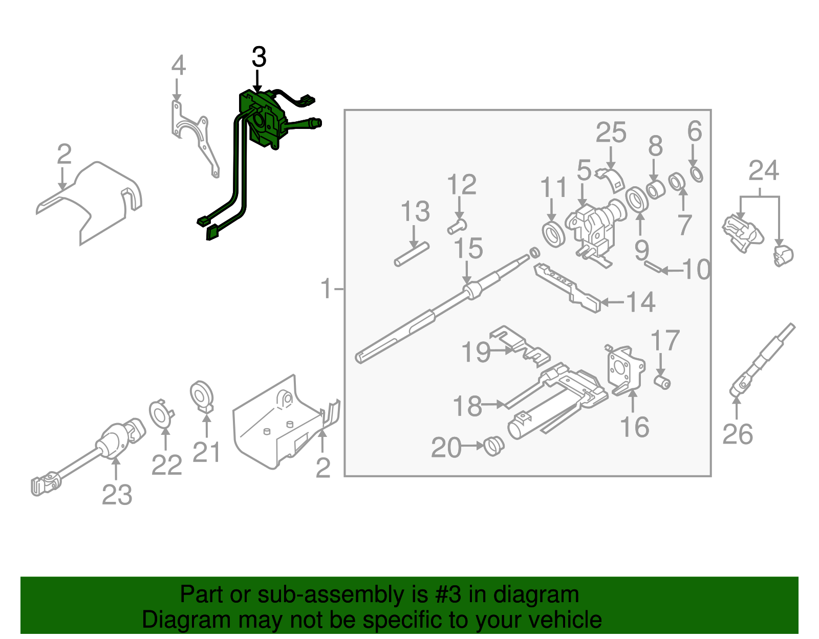 Switch, T/Sig & Hdlp Dimr - GM (25867283)